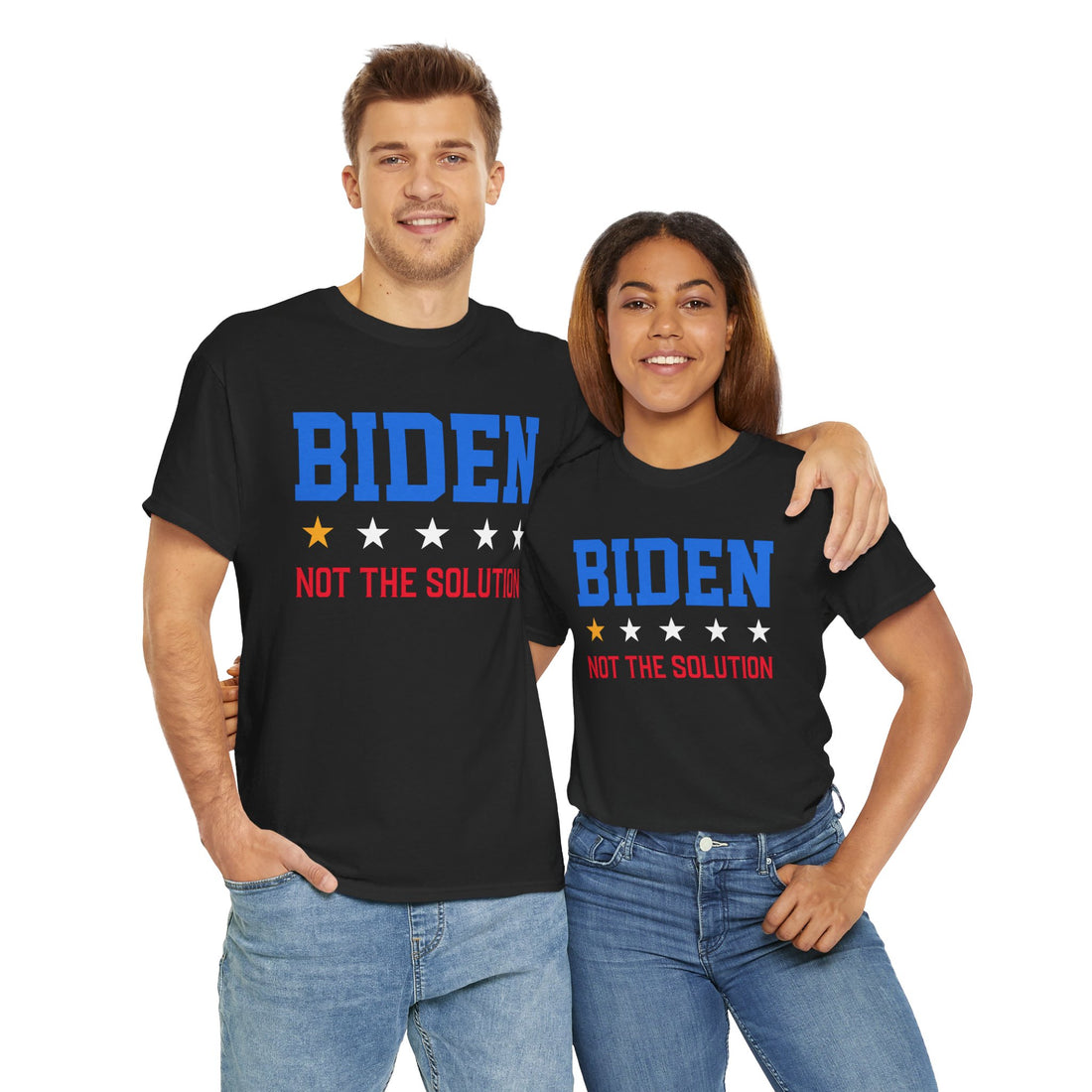 Biden Not The Solution Unisex Heavy Cotton Tee