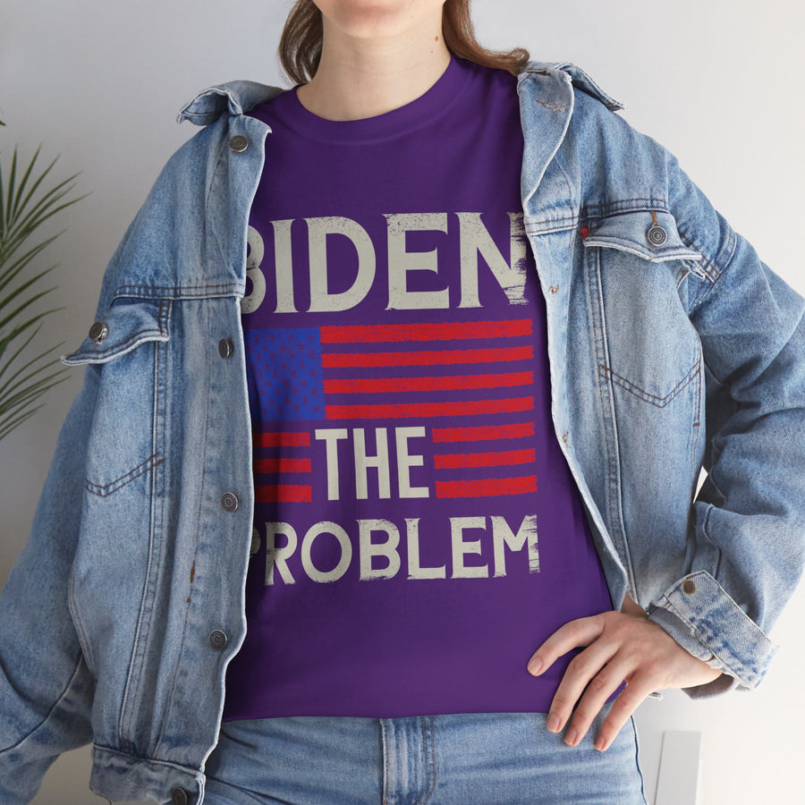 Biden The Problem Unisex Heavy Cotton Tee