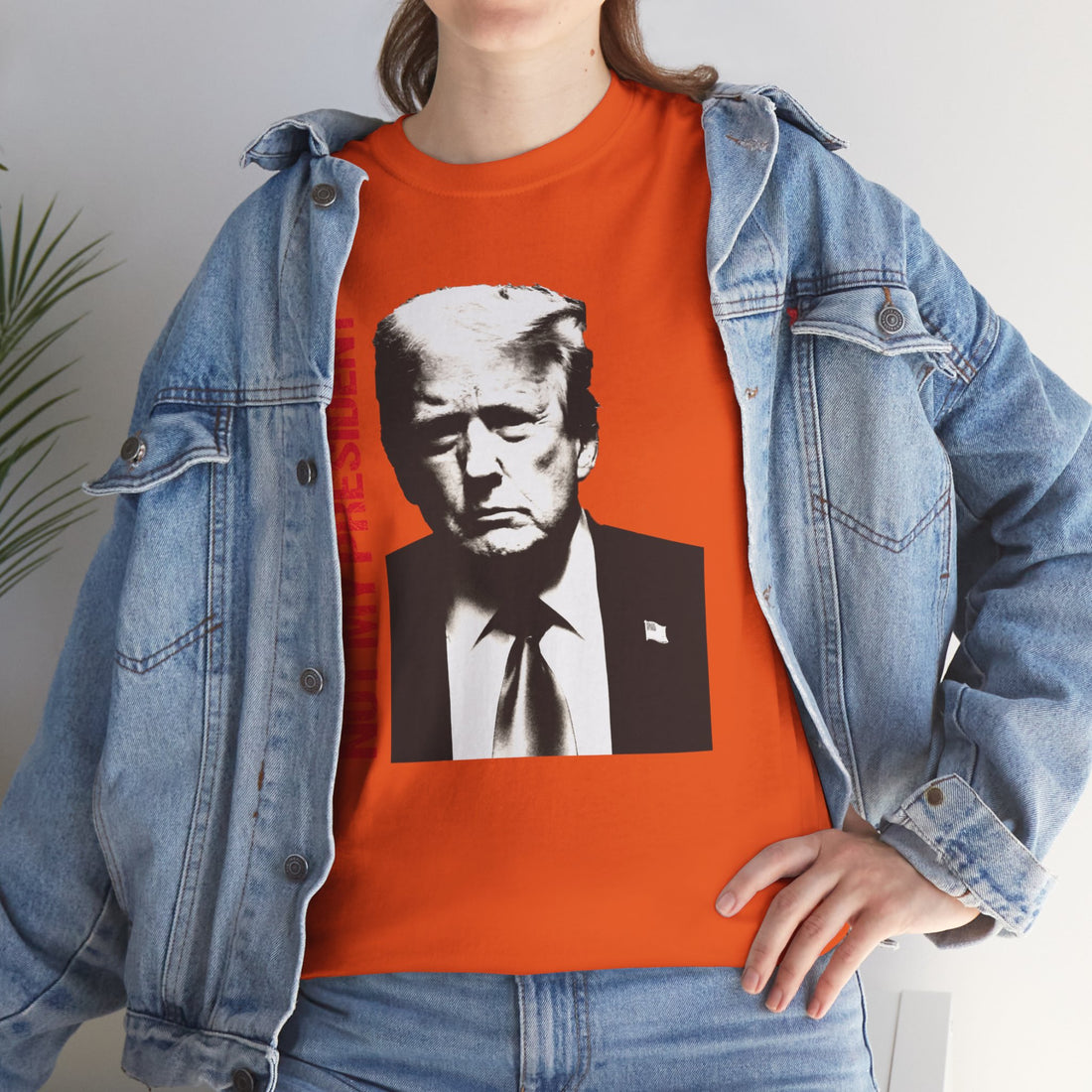 Not My President Unisex Heavy Cotton Tee