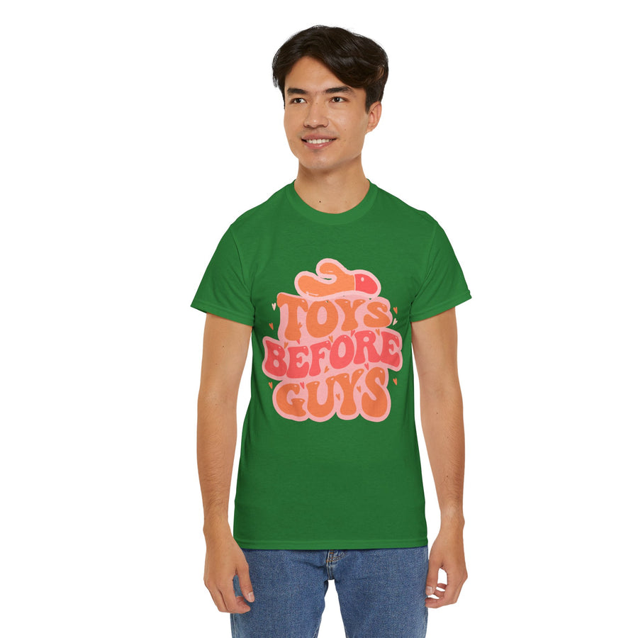 Toys Before Guys Unisex Heavy Cotton Tee