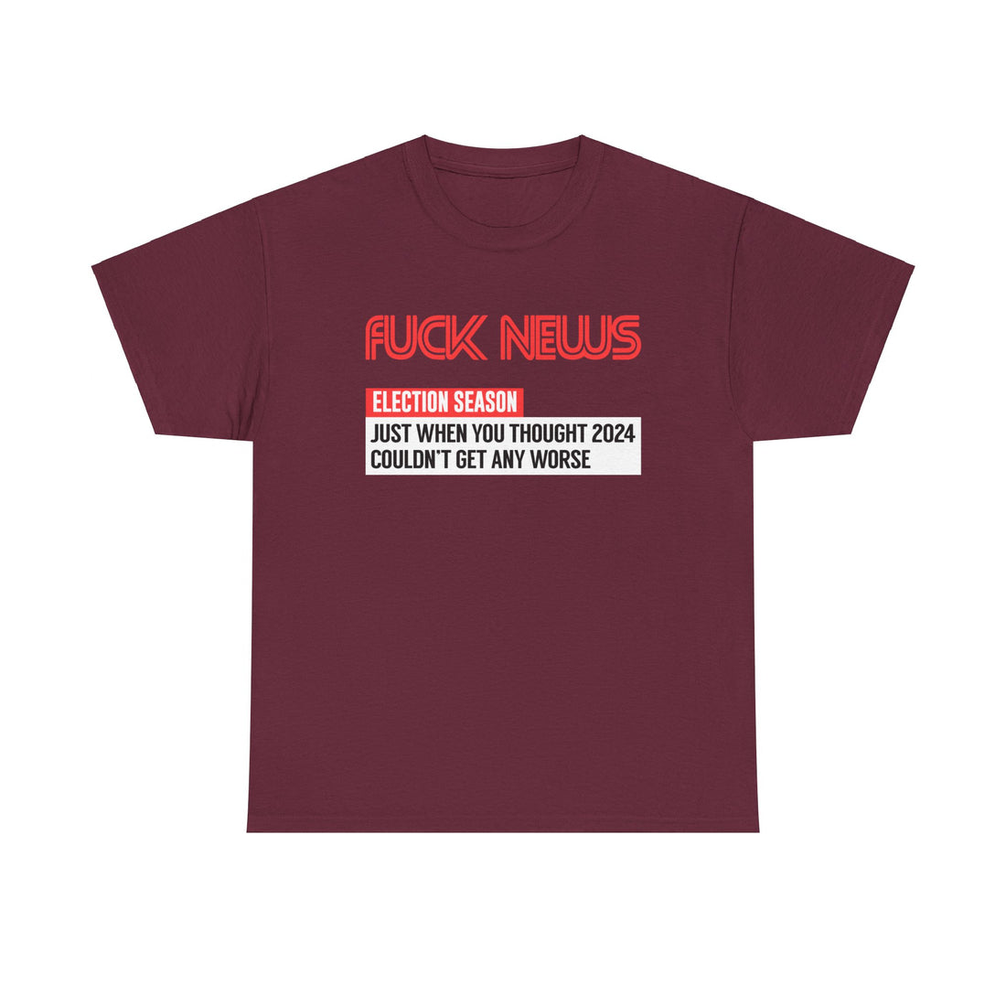 Fuck News Unisex Heavy Cotton Tee