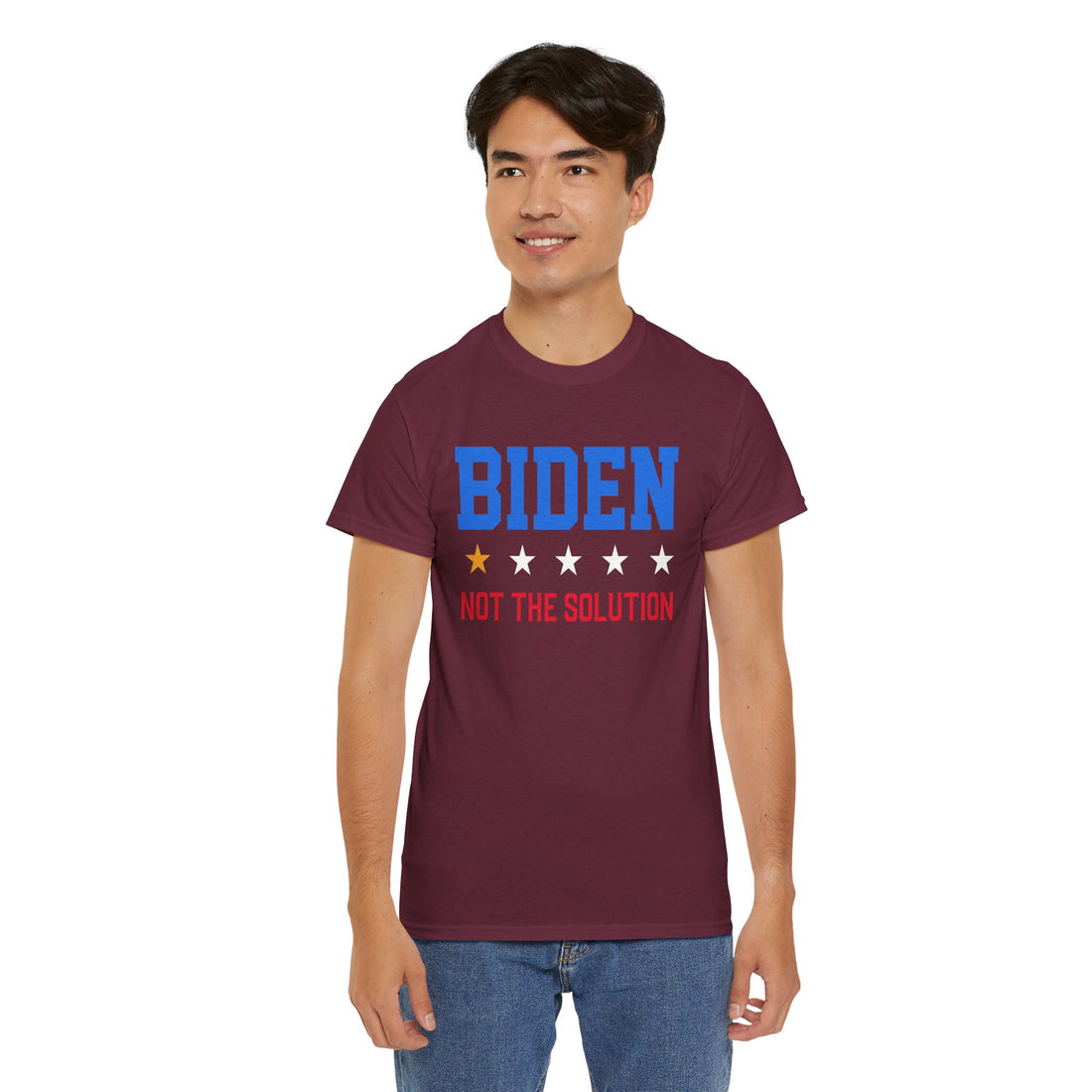 Biden Not The Solution Unisex Heavy Cotton Tee