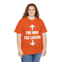 The Man The Legend Unisex Heavy Cotton Tee