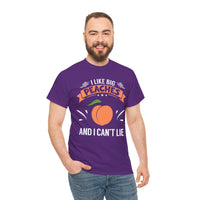 I Like Big Peaches I Can't Lie Unisex Heavy Cotton Tee