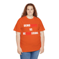 Democraps VS Repooplican Unisex Heavy Cotton Tee