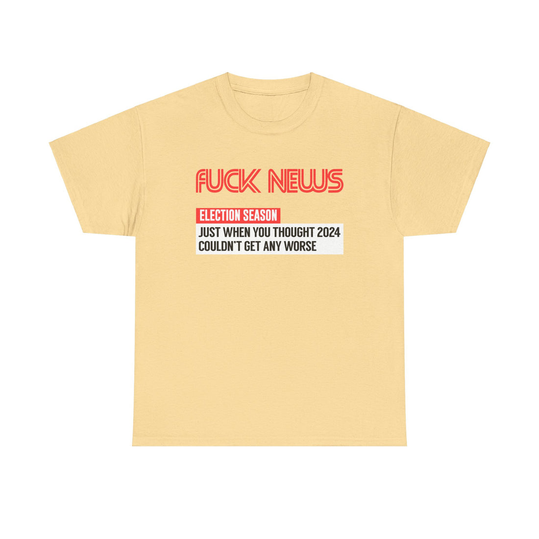 Fuck News Unisex Heavy Cotton Tee