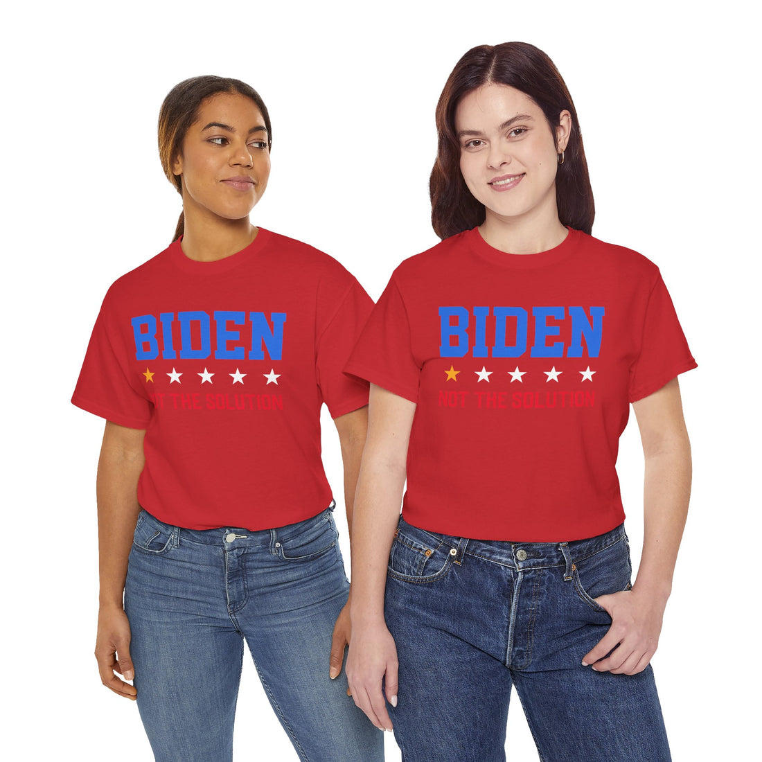 Biden Not The Solution Unisex Heavy Cotton Tee