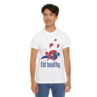 Eat Healthy Unisex Heavy Cotton Tee