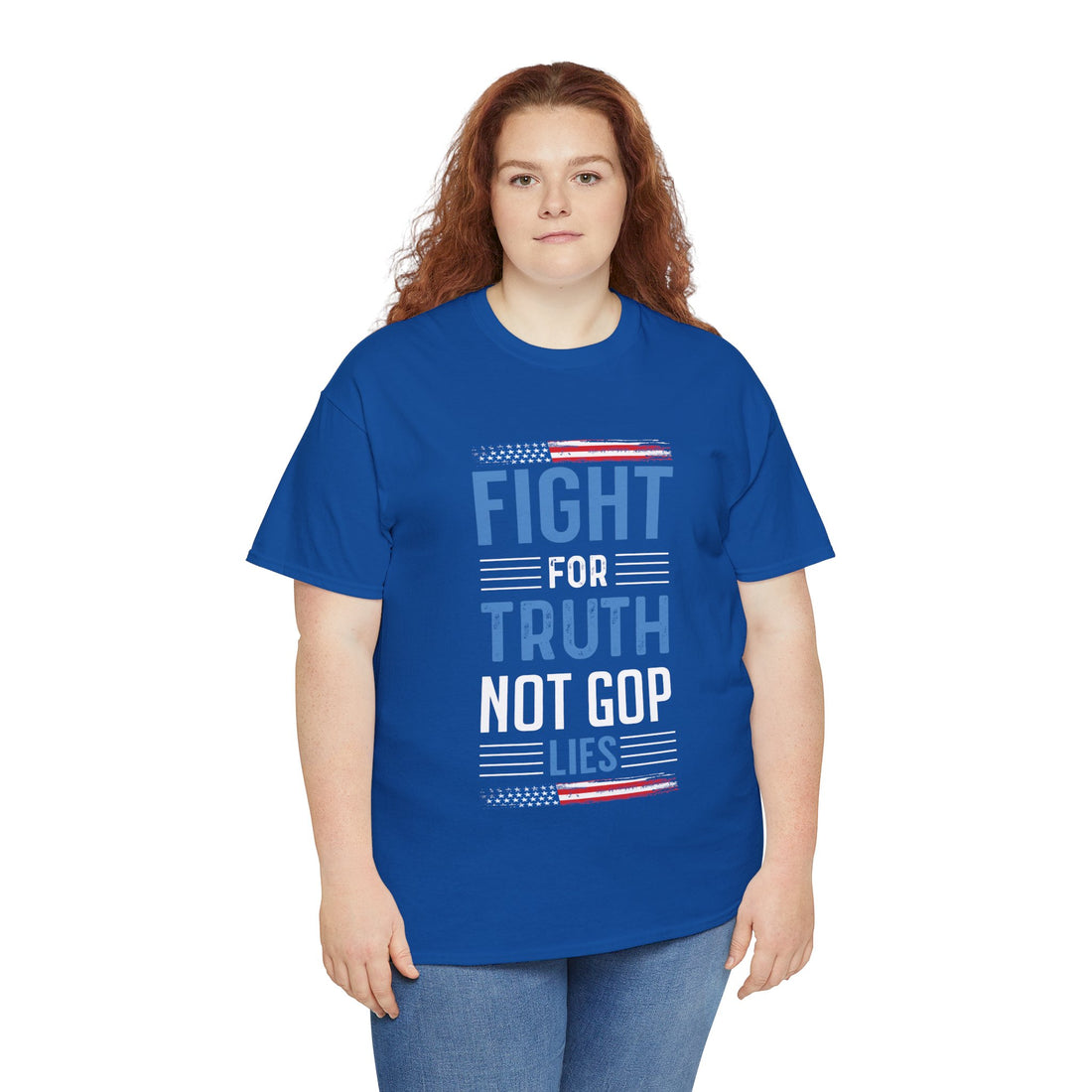 Fight For Truth Not GOP Lies Unisex Heavy Cotton Tee