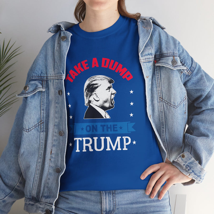 Take A Dump On The Trump Unisex Heavy Cotton Tee