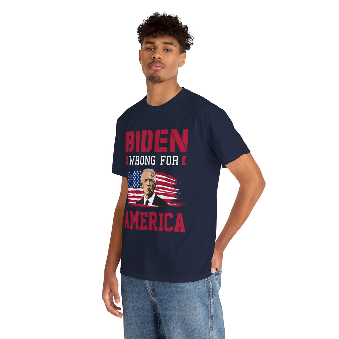 Biden Wrong for America Unisex Heavy Cotton Tee