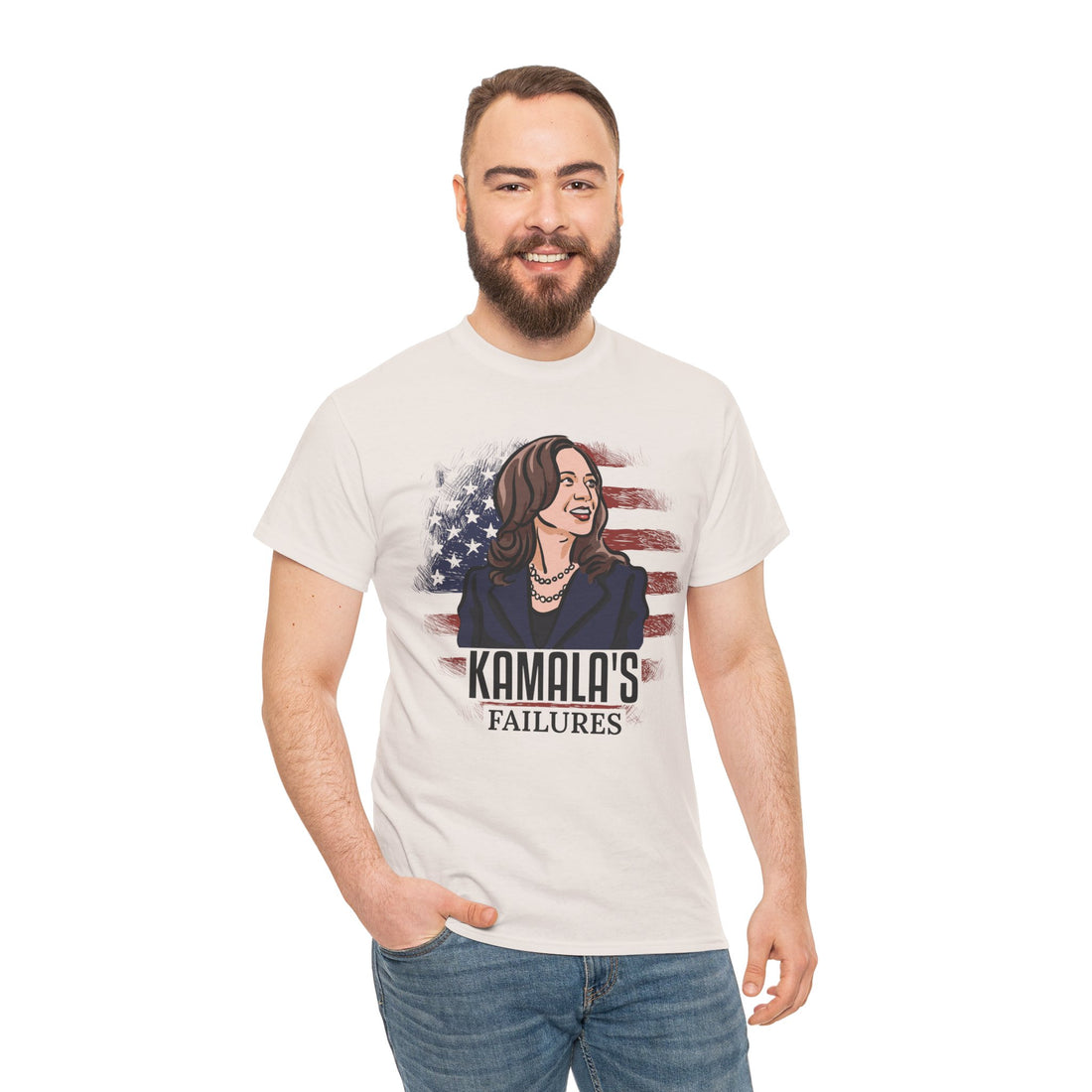 Kamala's Failures Unisex Heavy Cotton Tee