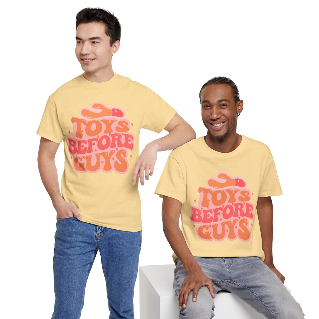 Toys Before Guys Unisex Heavy Cotton Tee