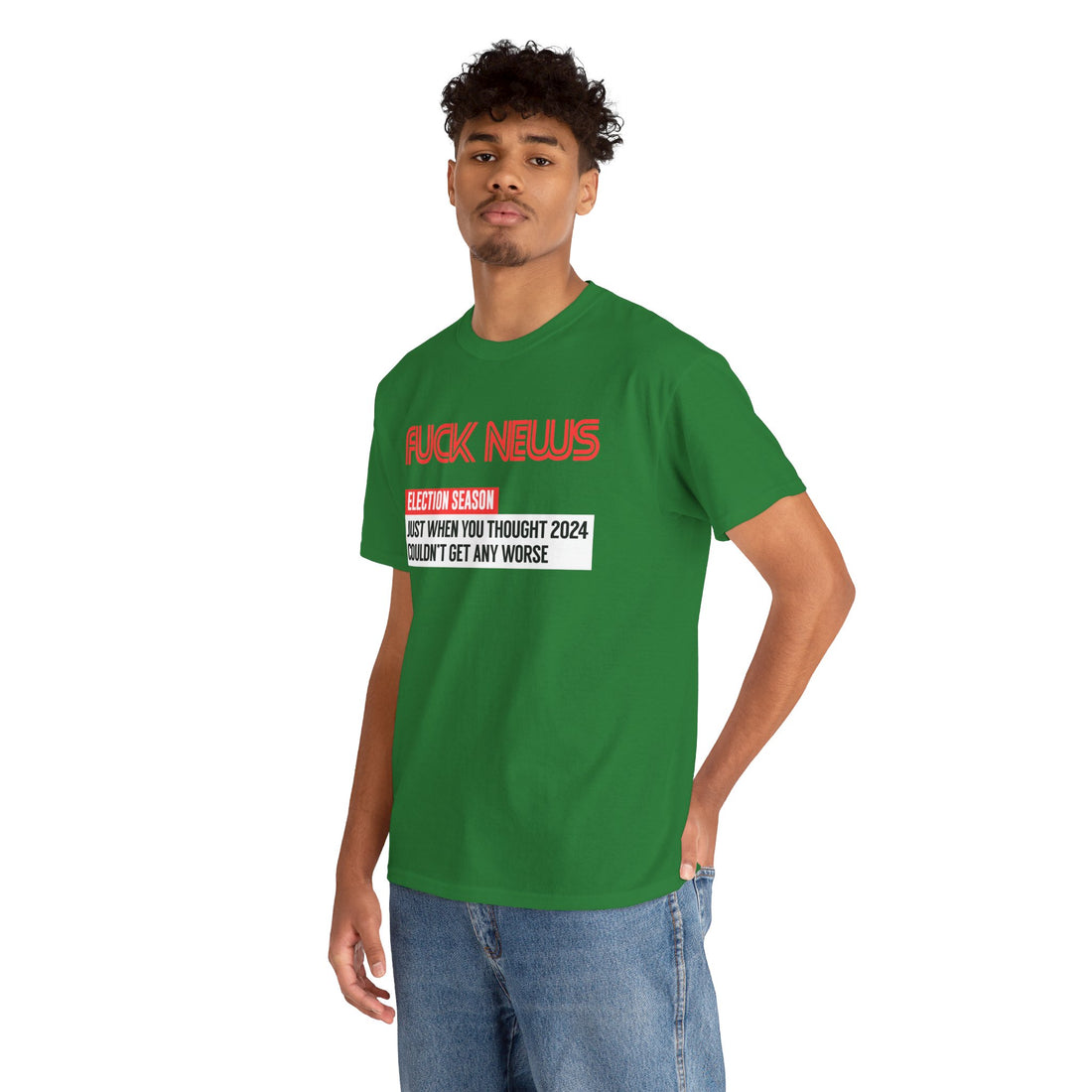 Fuck News Unisex Heavy Cotton Tee