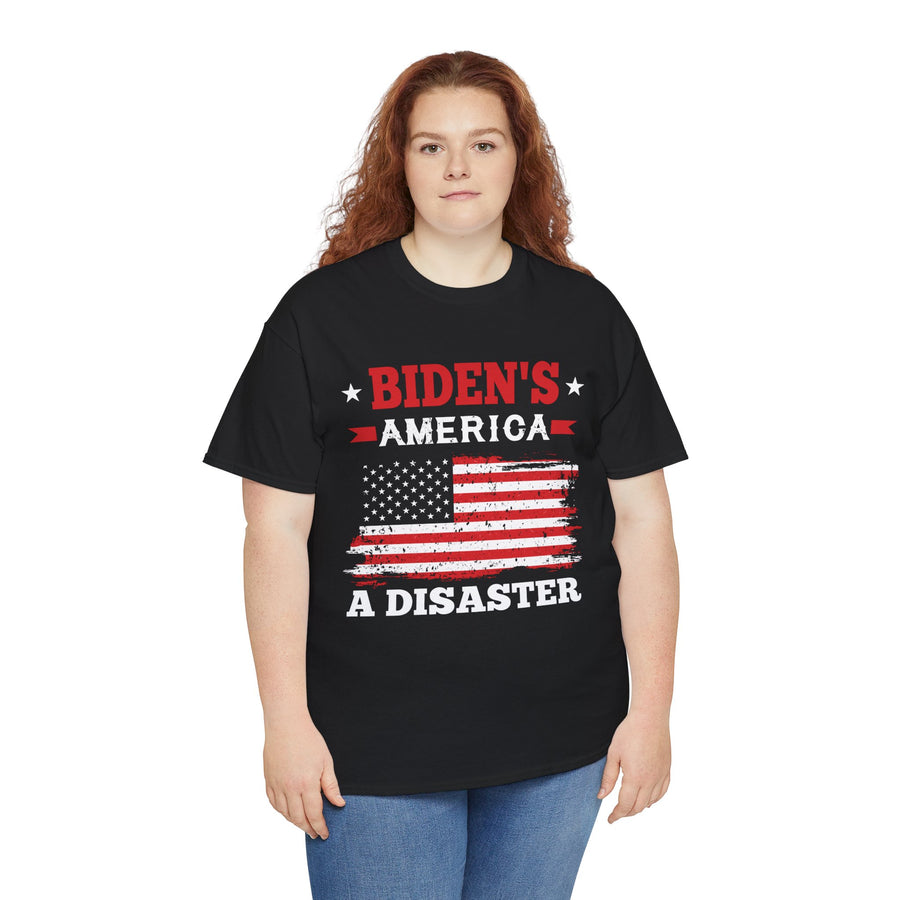 Biden's America A Disaster Unisex Heavy Cotton Tee