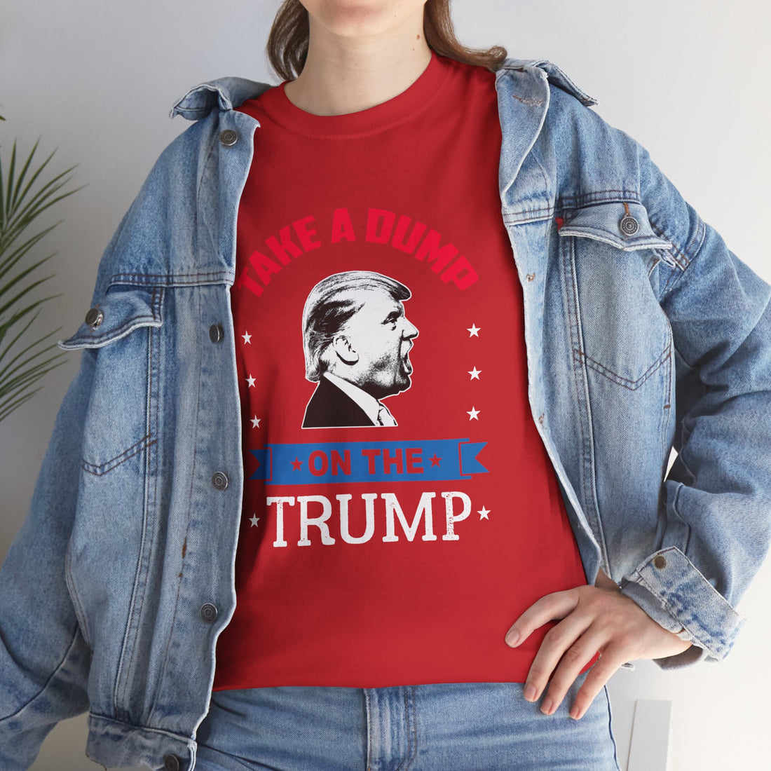 Take A Dump On The Trump Unisex Heavy Cotton Tee