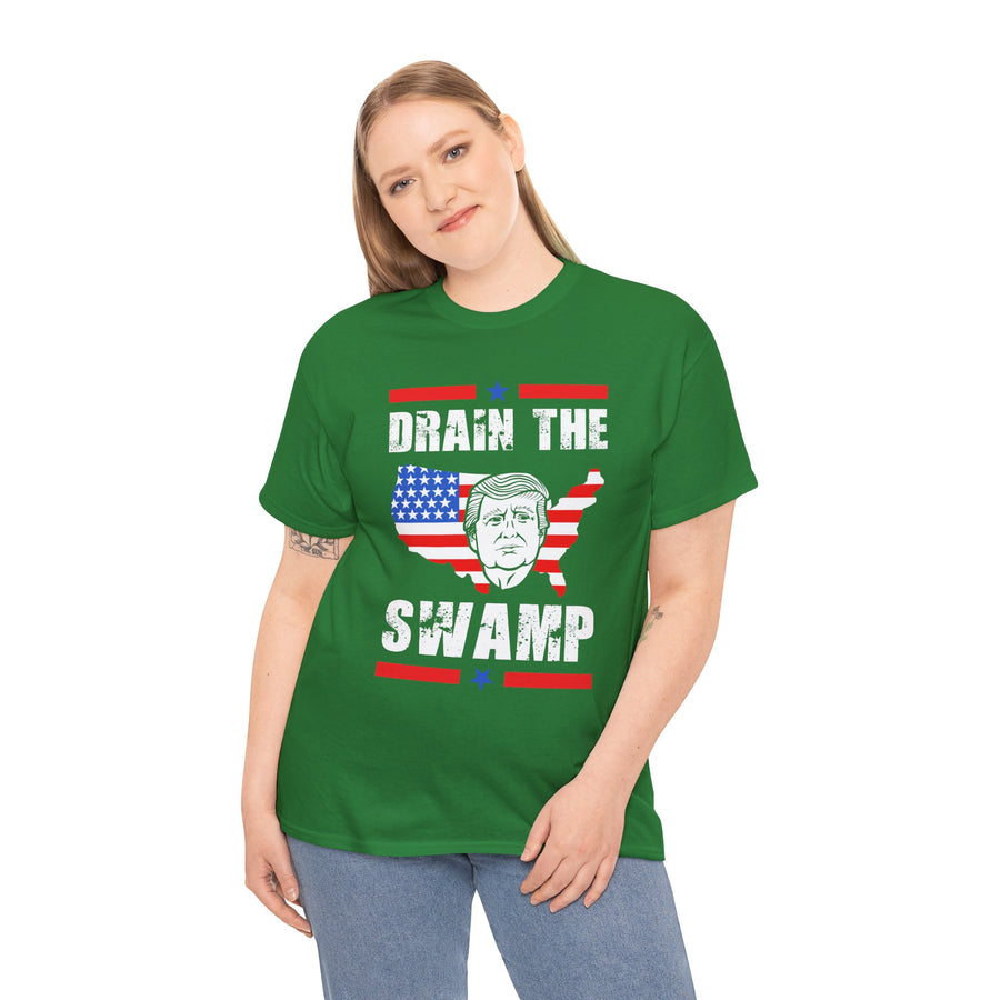 Drain The Swamp Unisex Heavy Cotton Tee