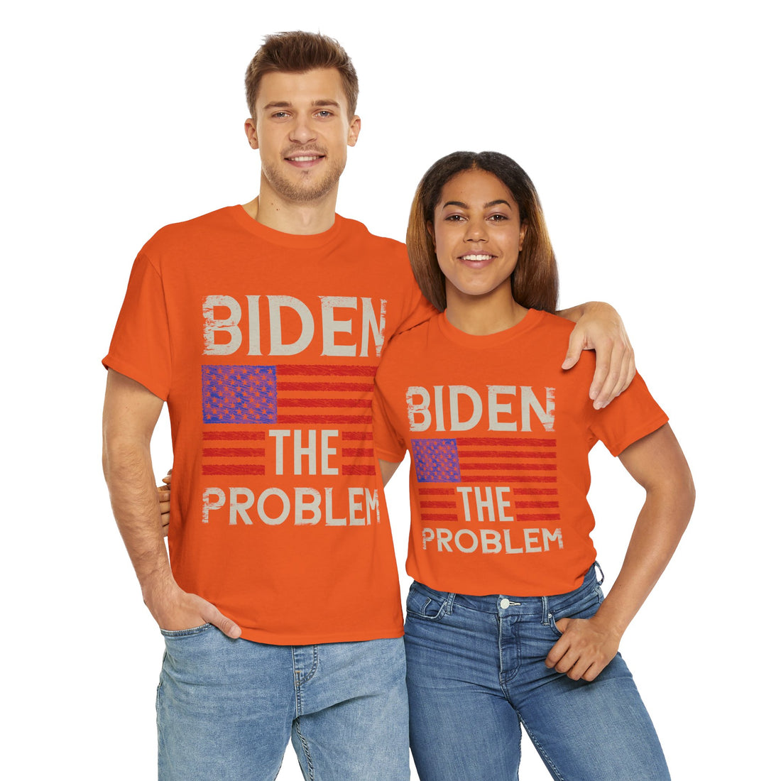 Biden The Problem Unisex Heavy Cotton Tee