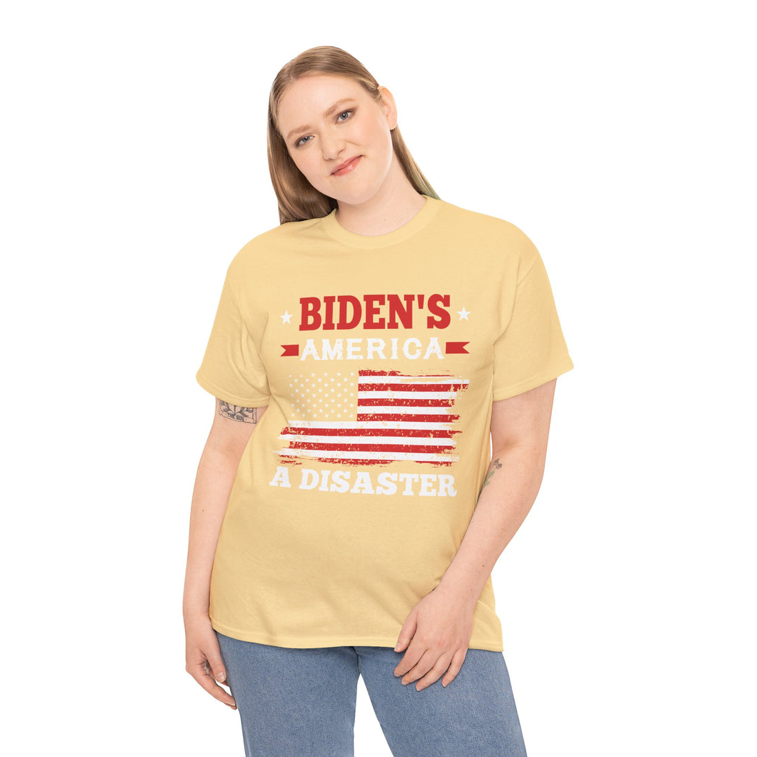 Biden's America A Disaster Unisex Heavy Cotton Tee