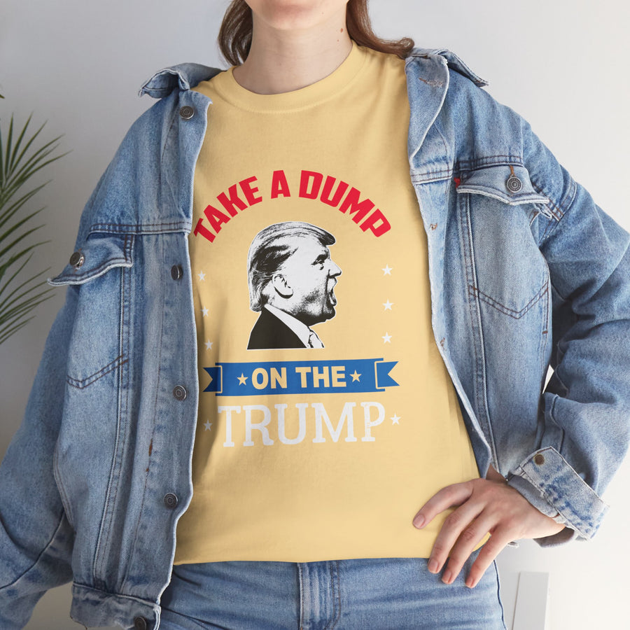 Take A Dump On The Trump Unisex Heavy Cotton Tee