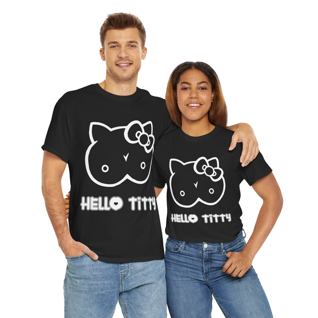 Hello Titty Unisex Heavy Cotton Tee