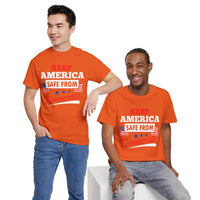 Keep America Safe From Democrats Unisex Heavy Cotton Tee