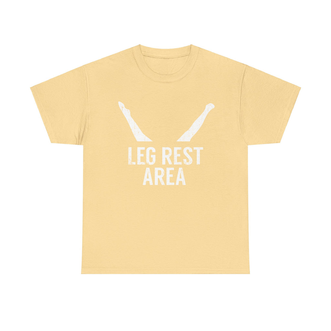 Leg Rest Area Unisex Heavy Cotton Tee