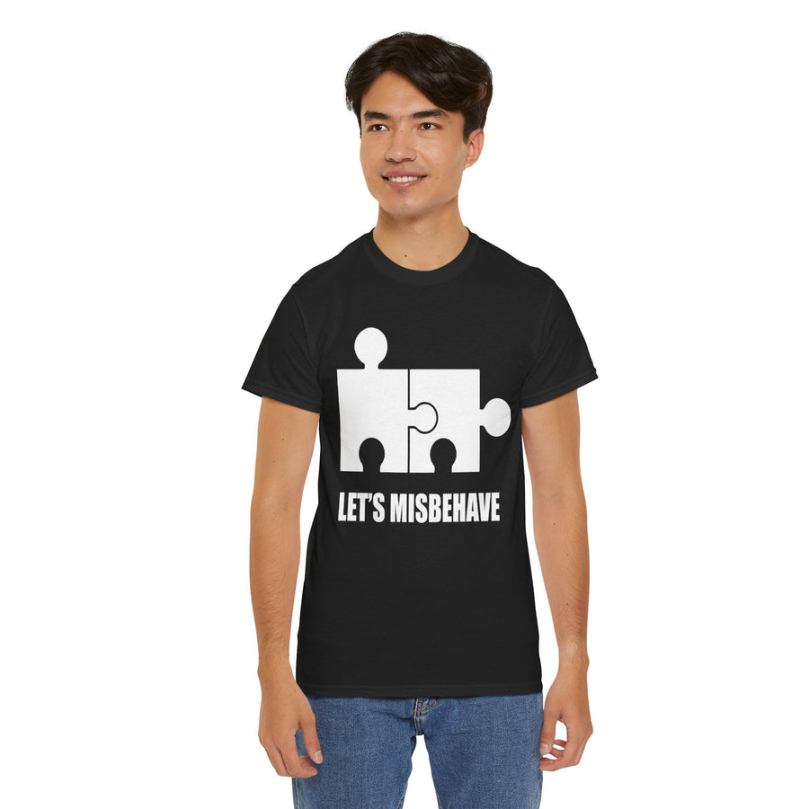 Let's Misbehave Unisex Heavy Cotton Tee