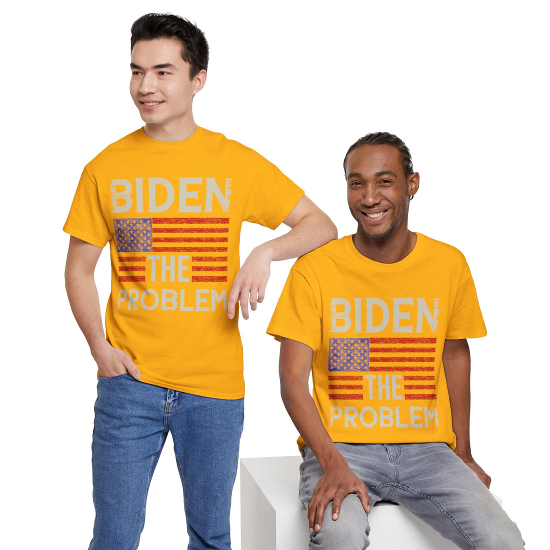 Biden The Problem Unisex Heavy Cotton Tee