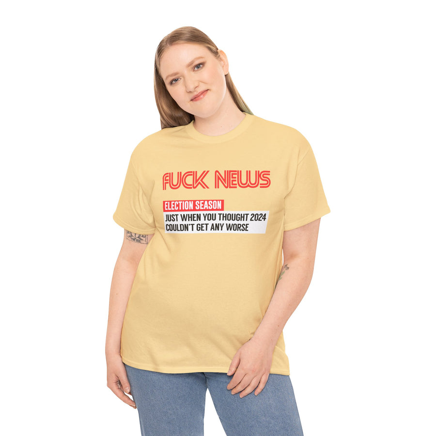 Fuck News Unisex Heavy Cotton Tee