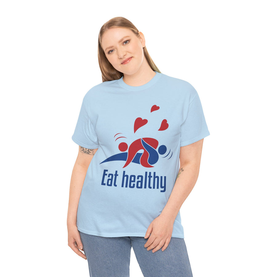 Eat Healthy Unisex Heavy Cotton Tee