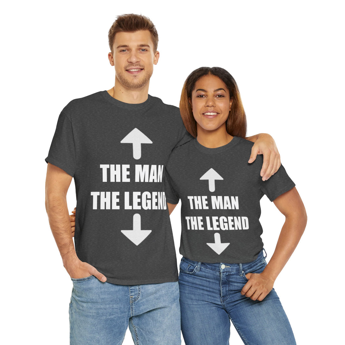 The Man The Legend Unisex Heavy Cotton Tee