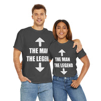 The Man The Legend Unisex Heavy Cotton Tee