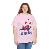 Eat Healthy Unisex Heavy Cotton Tee