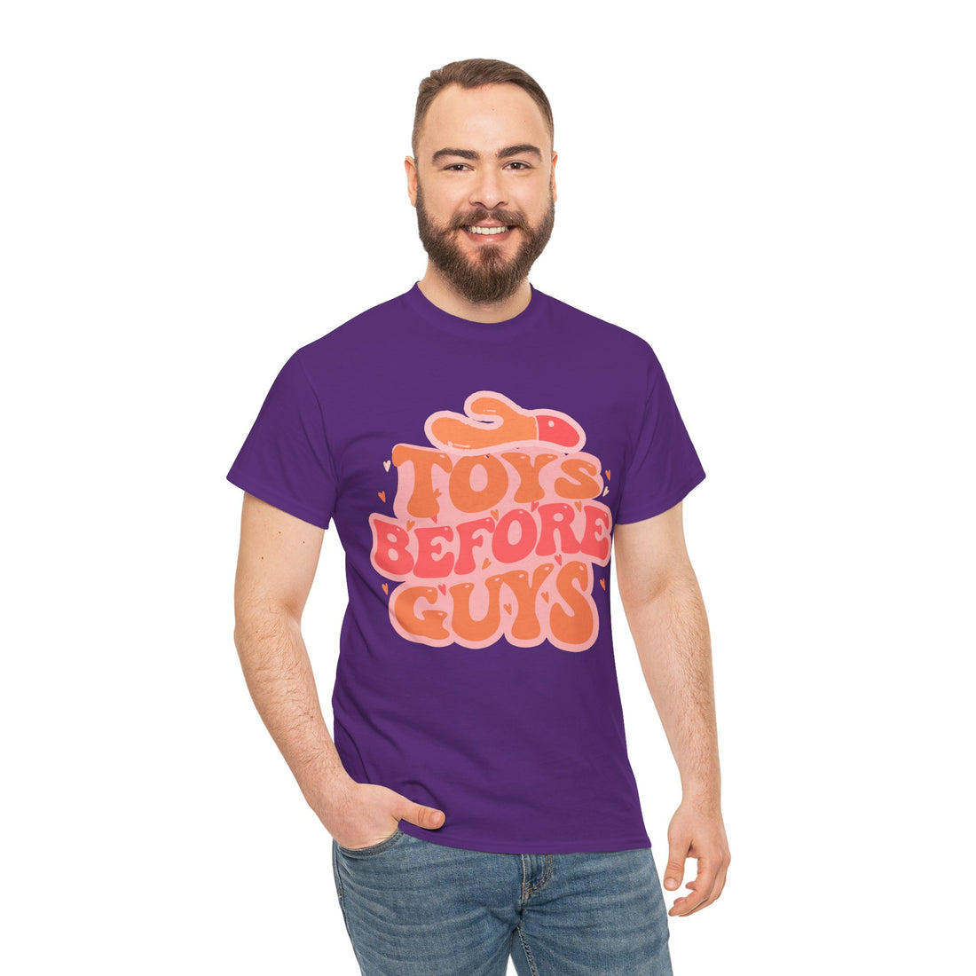 Toys Before Guys Unisex Heavy Cotton Tee