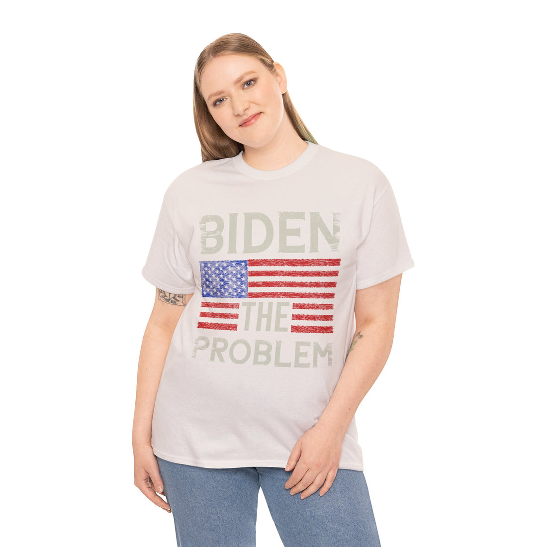 Biden The Problem Unisex Heavy Cotton Tee