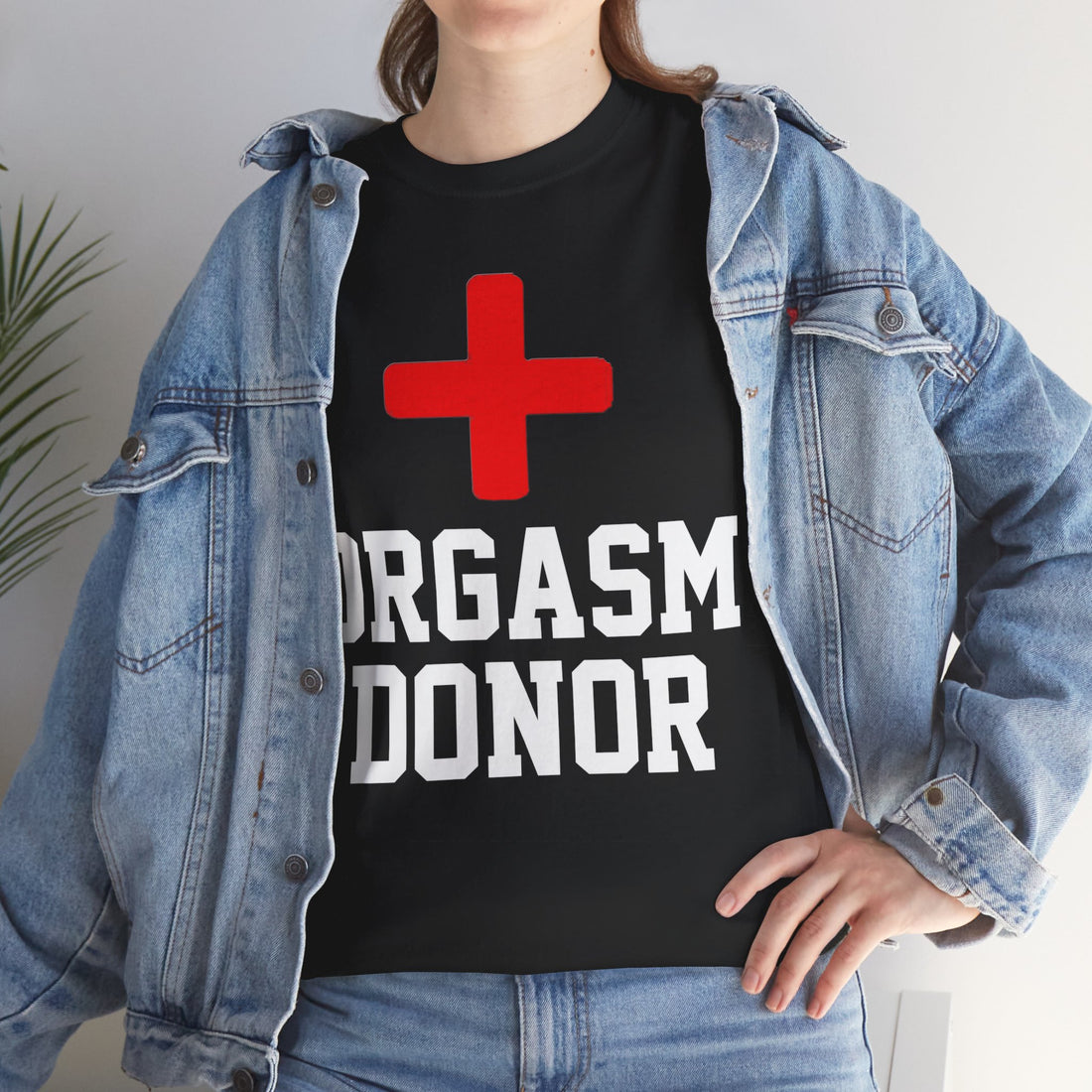 Orgasm Donor Unisex Heavy Cotton Tee