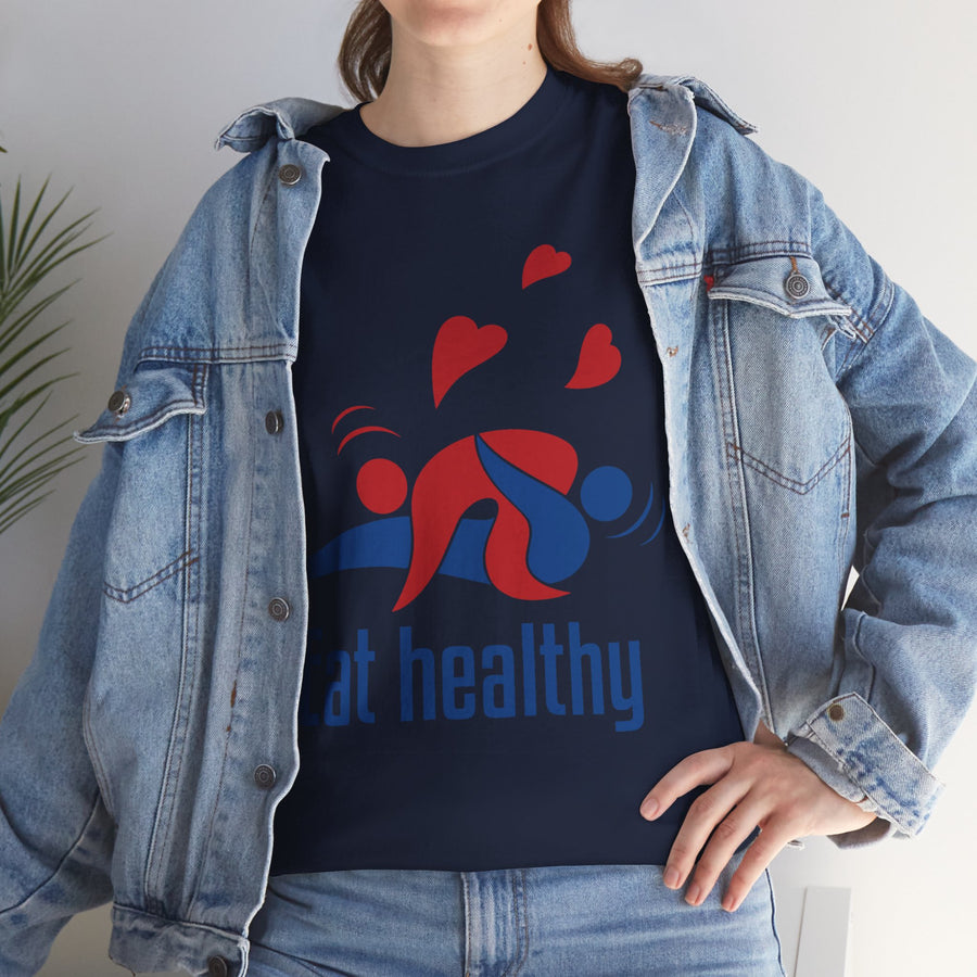 Eat Healthy Unisex Heavy Cotton Tee