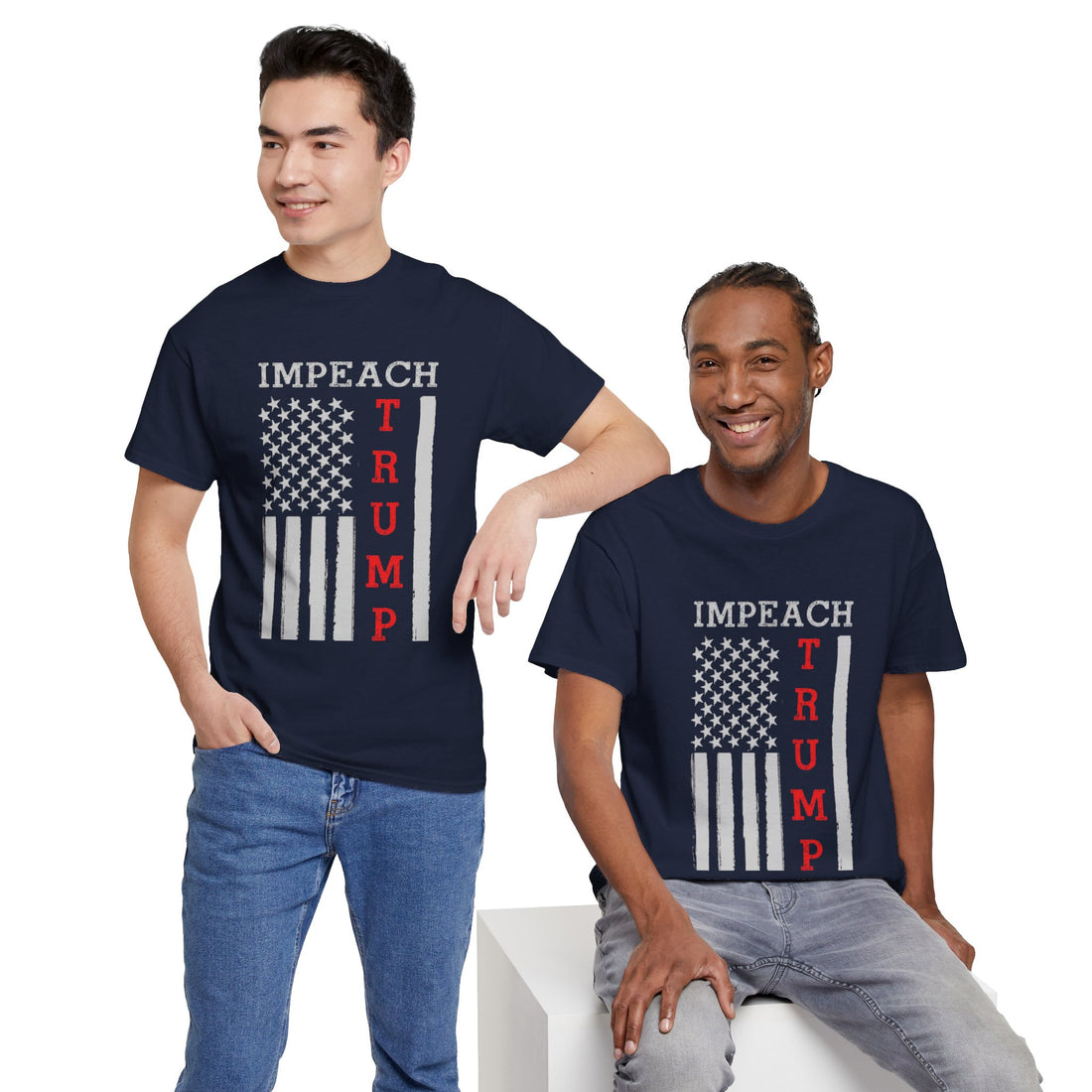 IMPEACH Trump Unisex Heavy Cotton Tee