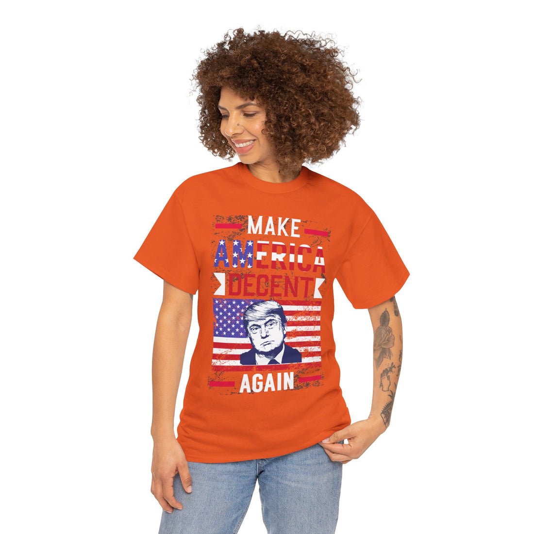 Make America Decent Again Unisex Heavy Cotton Tee