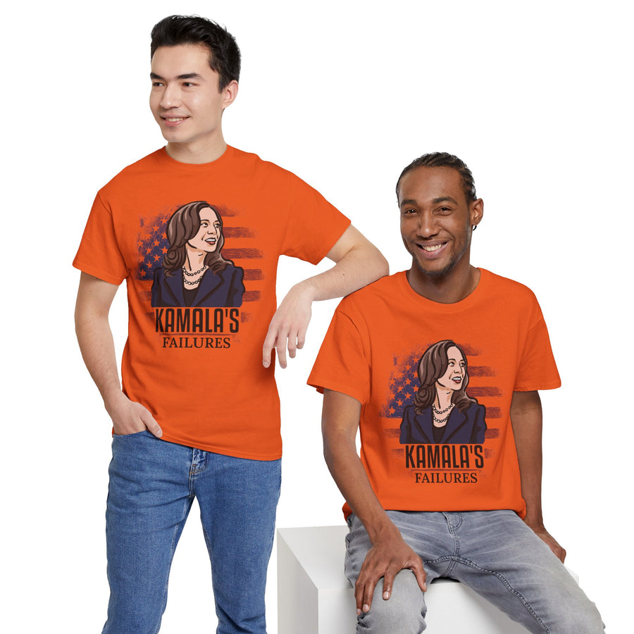 Kamala's Failures Unisex Heavy Cotton Tee