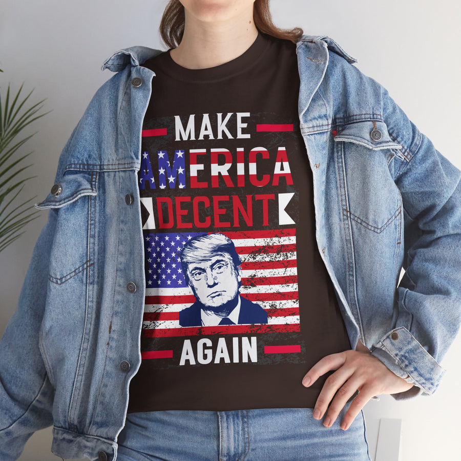 Make America Decent Again Unisex Heavy Cotton Tee