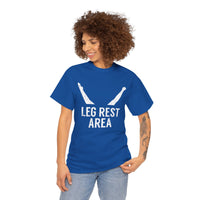 Leg Rest Area Unisex Heavy Cotton Tee