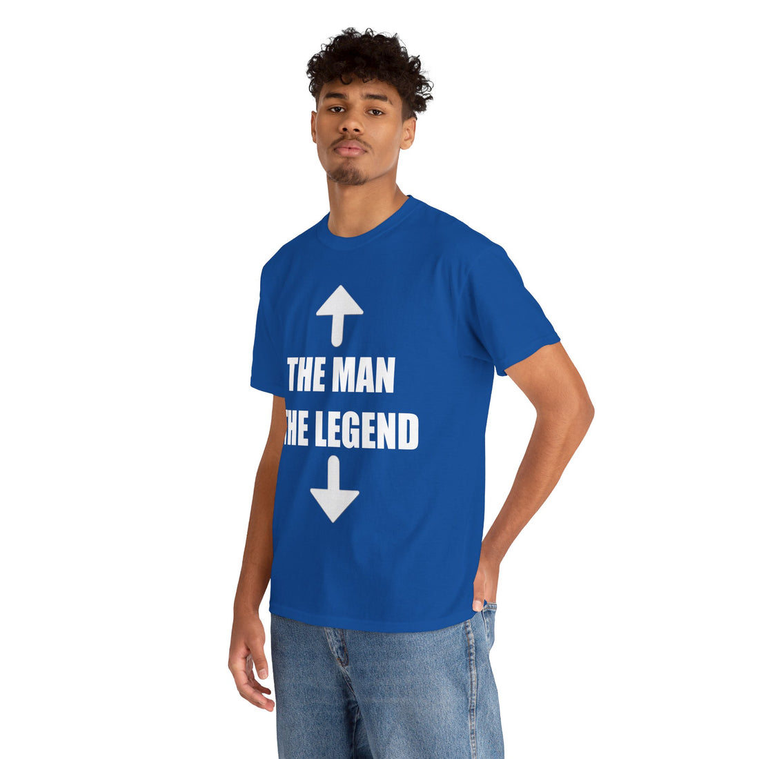 The Man The Legend Unisex Heavy Cotton Tee