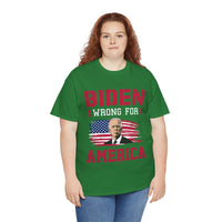 Biden Wrong for America Unisex Heavy Cotton Tee