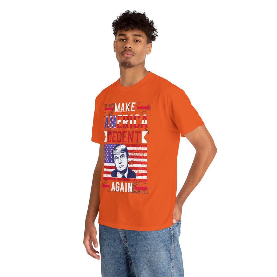 Make America Decent Again Unisex Heavy Cotton Tee