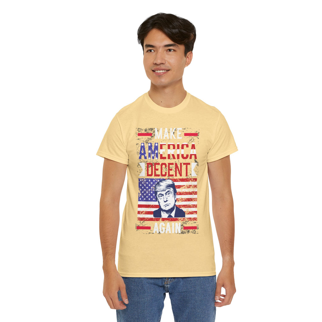 Make America Decent Again Unisex Heavy Cotton Tee