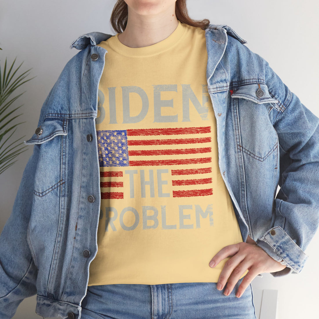 Biden The Problem Unisex Heavy Cotton Tee