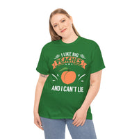 I Like Big Peaches I Can't Lie Unisex Heavy Cotton Tee