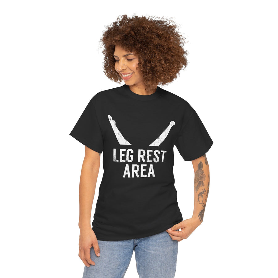 Leg Rest Area Unisex Heavy Cotton Tee